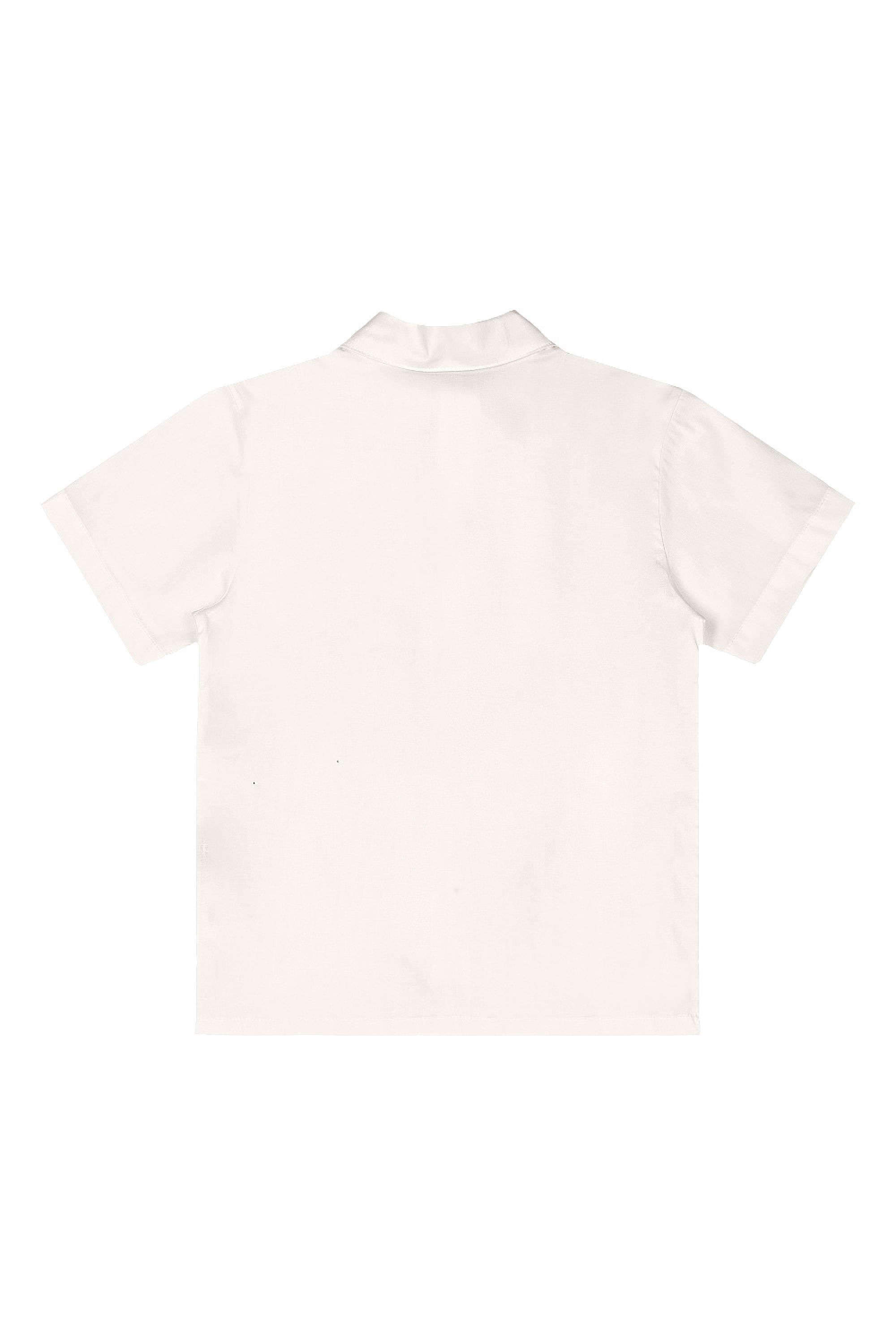 Camisa Infantil Menino em Tricoline com Elastano (Off White) Quimby - Imagem 6